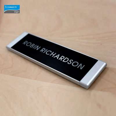 Aluminium Office Wall Mounted Door Sign plate