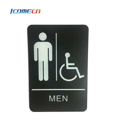 Customized Size plastic door/street advertisement ada braille building signs