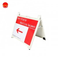 BORN DISPLAYS Outdoor 60*85cm Aluminum Snap Frame Big Luxury Plastic Base Sign Board Sign frame